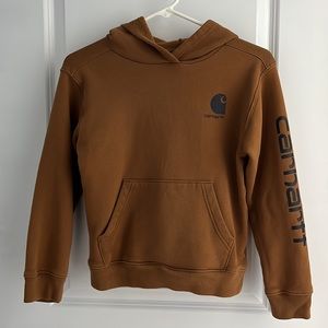 1 long sleeve shirt and 1 hoodie both Carhartt